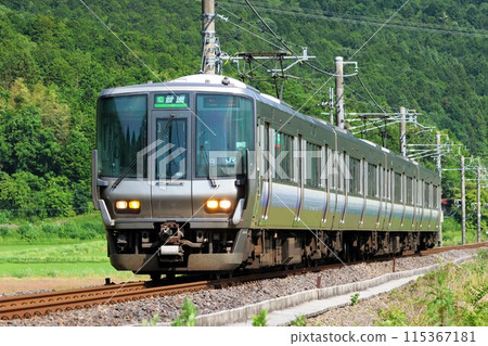 [JR West] 223 series 2500 series (Kusatsu Line: Konan - Kibugawa) 115367181