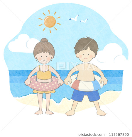 海的女孩和男孩 海的女孩和男孩 115367890