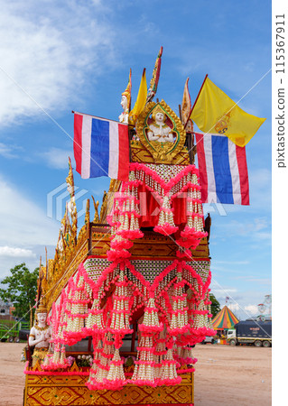 Rocket Festival Parade floats (Isan region, Thailand) 115367911
