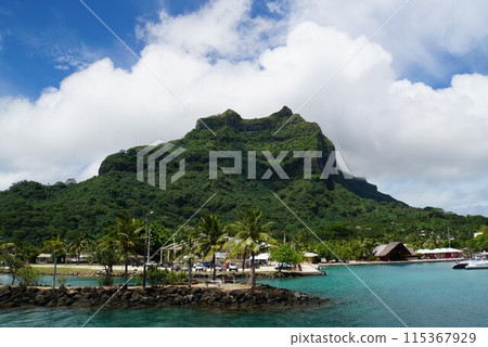 波拉波拉島奧特馬努山和瓦伊塔佩港 波拉波拉島奧特馬努山和瓦伊塔佩港 115367929