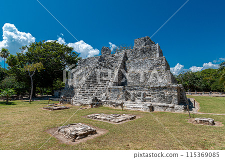 Archaeological site of El Meco, Cancun, Mexico Archaeological site of El Meco, Cancun, Mexico 115369085