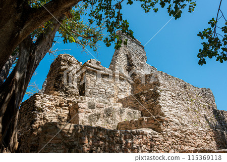 Archaeological site of El Meco, Cancun, Mexico 115369118