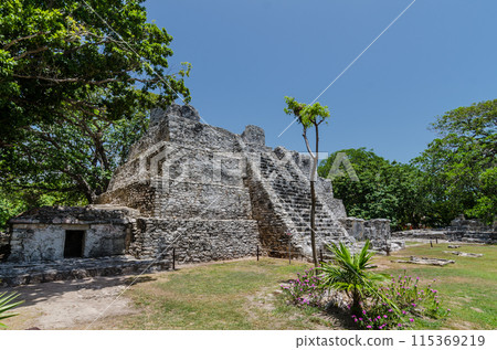 building, mexico, pyramid 115369219
