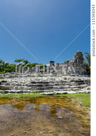 Ancient Ruins of El Rey in Cancun, Mexico 115369343
