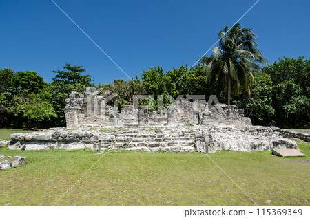 Ancient Ruins of El Rey in Cancun, Mexico 115369349