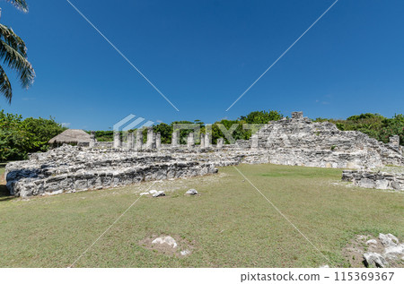 Ancient Ruins of El Rey in Cancun, Mexico Ancient Ruins of El Rey in Cancun, Mexico 115369367
