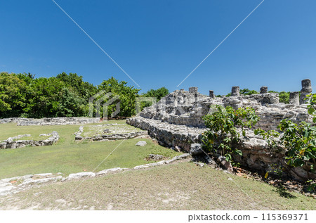 Ancient Ruins of El Rey in Cancun, Mexico Ancient Ruins of El Rey in Cancun, Mexico 115369371