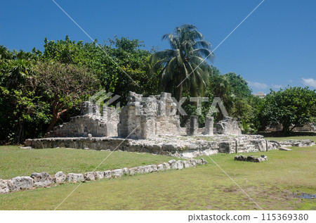 Ancient Ruins of El Rey in Cancun, Mexico 115369380