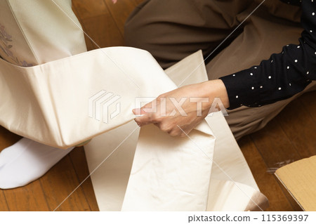 Children's kimono dressing 115369397