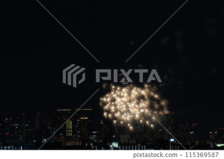 Naniwa Yodogawa Fireworks Festival, Juso Fireworks Festival, Buildings and Fireworks 115369587