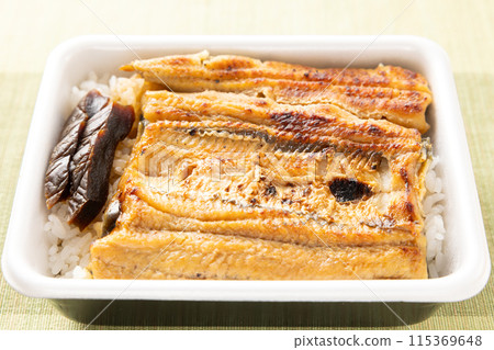 Delicious eel box lunch 115369648