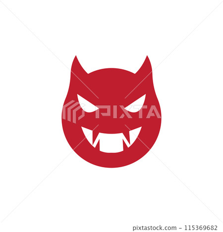 Devil icon illustration Devil icon illustration 115369682