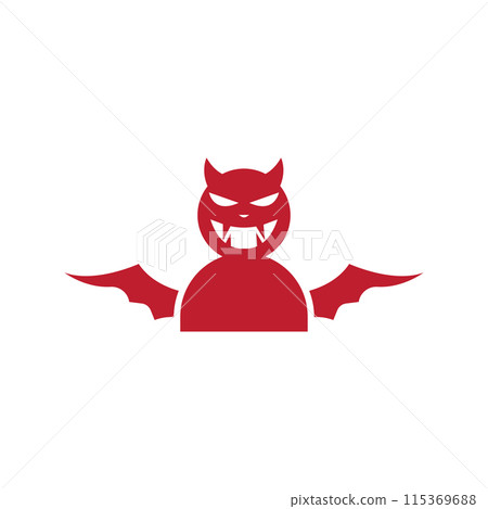 Devil icon illustration Devil icon illustration 115369688