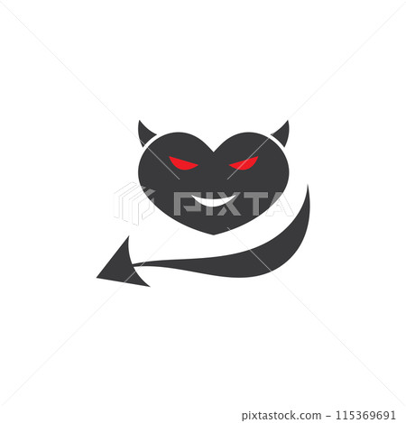 Devil icon illustration 115369691