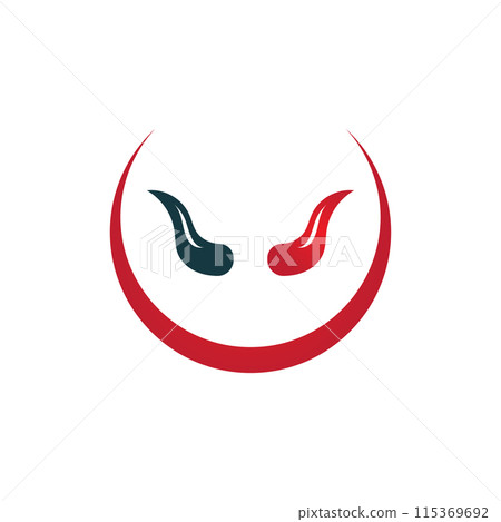 Devil icon illustration Devil icon illustration 115369692