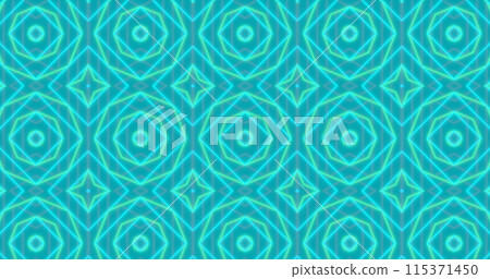 Image of moving shapes on blue background 115371450