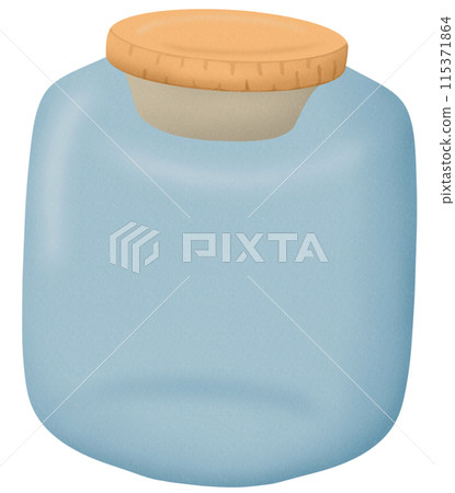 Glass jars reduce plastic use Glass jars reduce plastic use 115371864