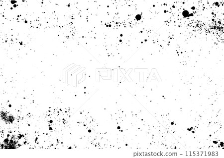Vector grainy grunge texture. Abstract background, old concrete wall. Overlay illustration over any design to create grungy vintage effect and depth. 115371983