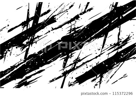Grunge scratches texture in abstract style. Halftone vector Dirty background. 115372296