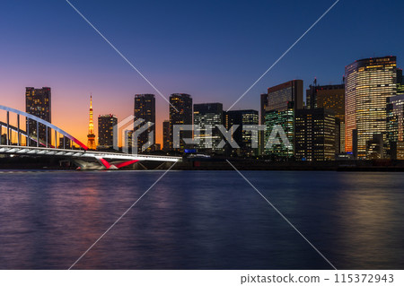 東京夜景勝哄夜景朝向薰留 東京夜景勝哄夜景朝向薰留 115372943