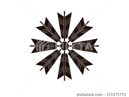 Eight-arrowed wheel 115375772