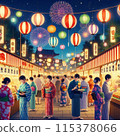 Summer festival in Japan 115378066