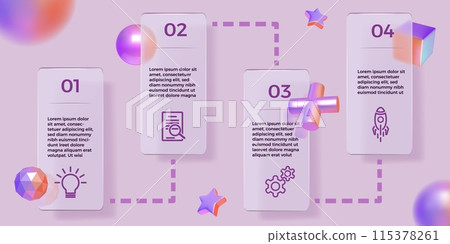 Venn diagram. Infographic design. Intersect circles. Chart overlap icons. Info graph with graphic editorial cross pie. Data presentation. Geometric shapes. Vector modern schema banner 115378261