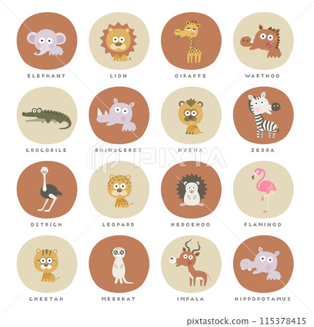 各種動物 115378415