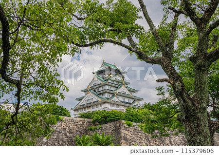 Osaka Castle castle tower 115379606