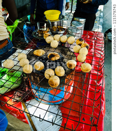 A picture of litti chokha 115379743