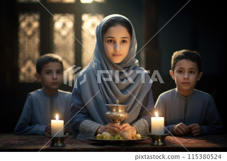 Sacred beginnings: islamic new year muharram - marking the start of the islamic lunar calendar with reflection, renewal, and spiritual devotion among muslim communities worldwide. 115380524