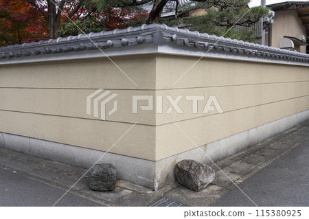 嵐山，京都秋天，築地牆，池津石 115380925