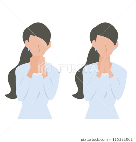 女商人雙手合十祈禱 115381061