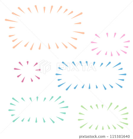 Speech bubbles of various sizes (color) Speech bubbles of various sizes (color) 115381640