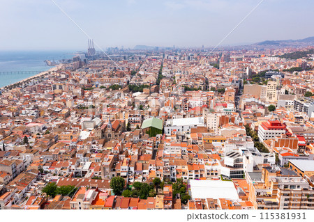 Badalona coastal city 115381931