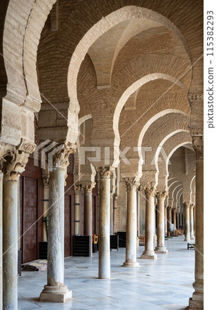 Courtyard of Great Mosque of Kairouan (Mosque of Uqba) Courtyard of Great Mosque of Kairouan (Mosque of Uqba) 115382293