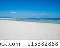 Kondoi Beach with beautiful white sand and blue sea 115382888