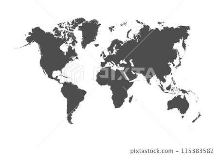 World map color vector modern World map color vector modern 115383582