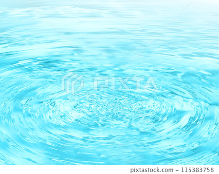 水面上美麗的水波紋 115383758