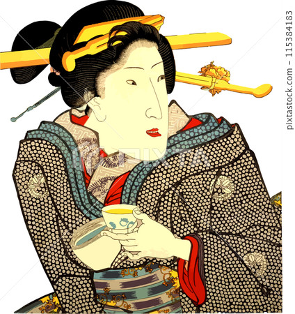 喝茶的女人 喝茶的女人 115384183