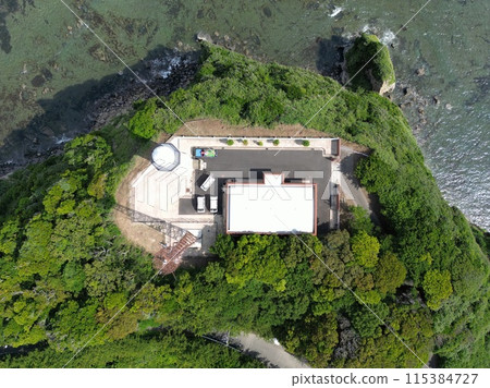 Katsuura Lighthouse, Katsuura, Chiba (drone aerial photography) Katsuura Lighthouse, Katsuura, Chiba (drone aerial photography) 115384727
