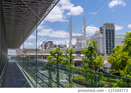 Scenery around Nishishin Chuo subway station in Nishi Ward, Kobe City Scenery around Nishishin Chuo subway station in Nishi Ward, Kobe City 115384773