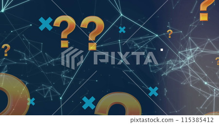 Image of media icons on blue background Image of media icons on blue background 115385412