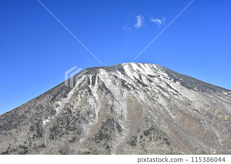 從奧日光明智平展望台眺望男體山 115386044