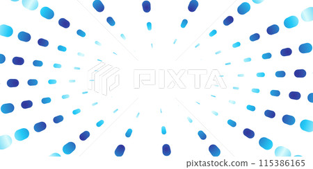 Illustration material of a pop dotted line 115386165