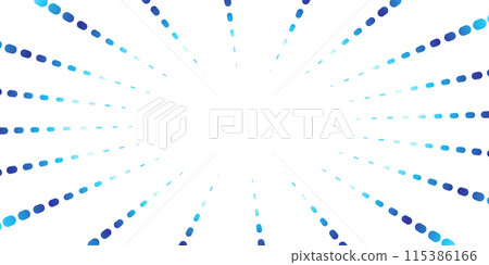 Illustration material of a pop dotted line 115386166