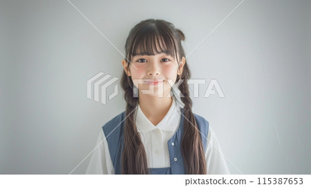 微笑女孩初中生 微笑女孩初中生 115387653