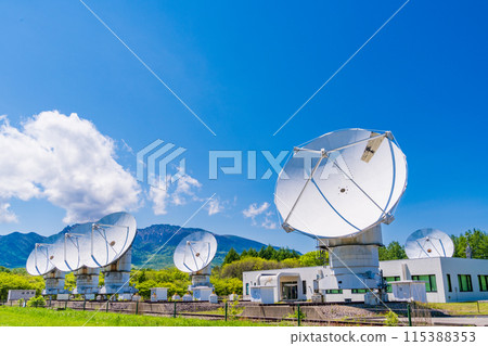 (Nagano Prefecture) Nobeyama Radio Observatory Parabolic Antenna (Nagano Prefecture) Nobeyama Radio Observatory Parabolic Antenna 115388353