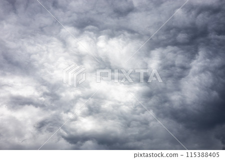 Heavy clouds detail - dramatic sky before the storm Heavy clouds detail - dramatic sky before the storm 115388405