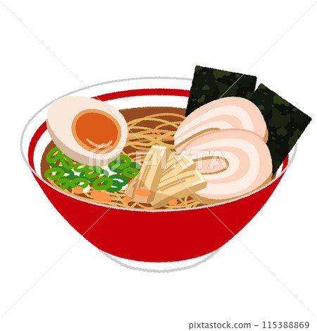 醬油拉麵的插圖 115388869